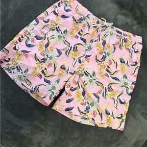 Polo Ralph Lauren Men’s Pink Floral Swim Trunks